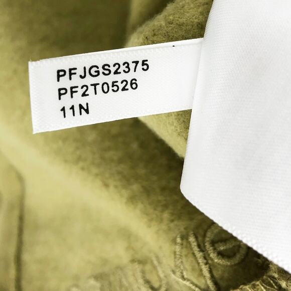 CALVIN KLEIN PERFORMANCE Half-Zip Hoodie XS Olive Green Crop Sweatshirt NWOT - Picture 10 of 10